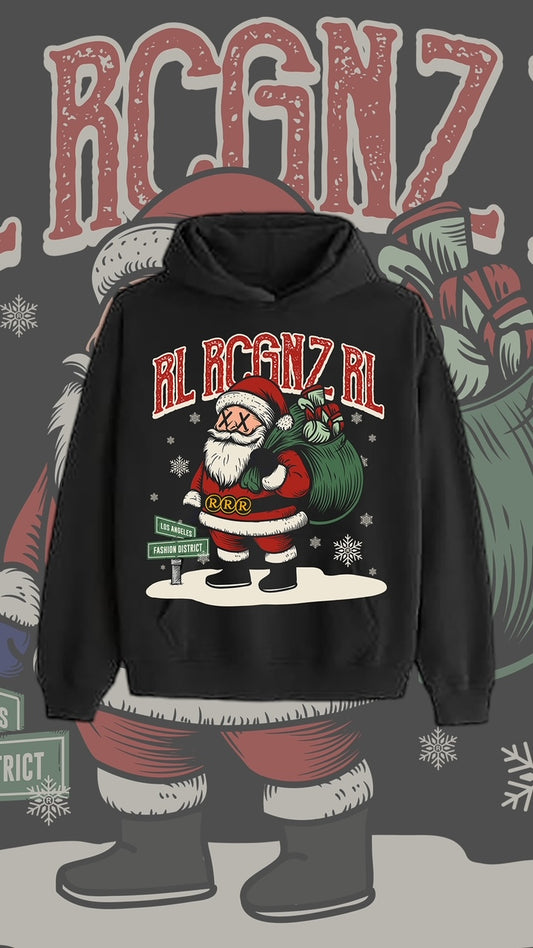 Santa Claus Christmas Hoodie - Real Recognize Real