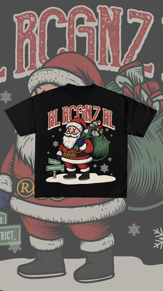 Santa Claus Christmas T-Shirt - Real Recognize Real